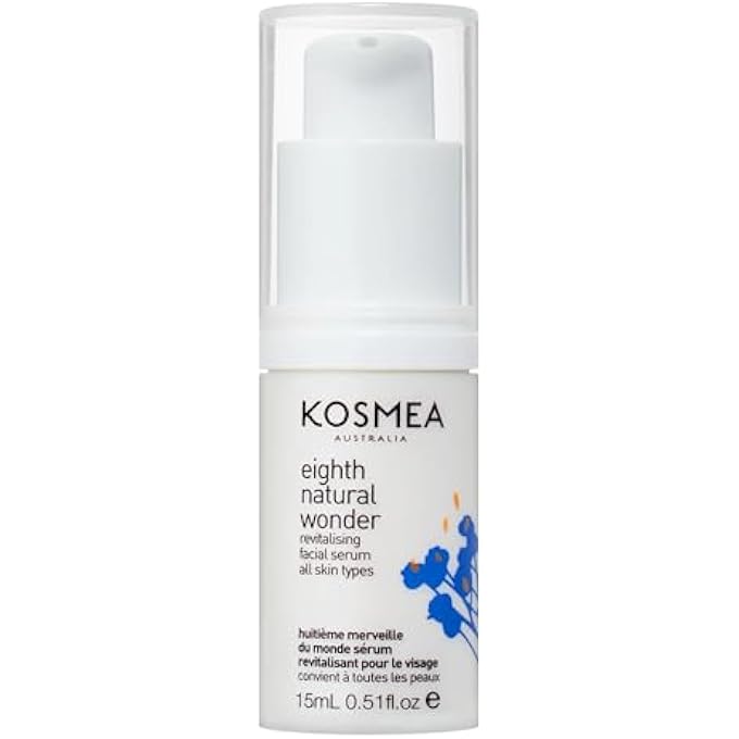 kosmea EIGHTH NATURAL WONDER FACIAL SERUM  BEST ANTI AGING SERUM FOR THE FACE & SKIN  CONTAINS MYOXINAL DERIVED FROM HIBISCUS SEED & CERTIFIED ORGANIC ROSEHIP OIL & MORE 0.501FL OZ - Image 1